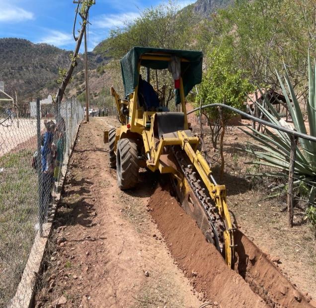 Ampliación de línea de conducción de agua en Piedra Bola